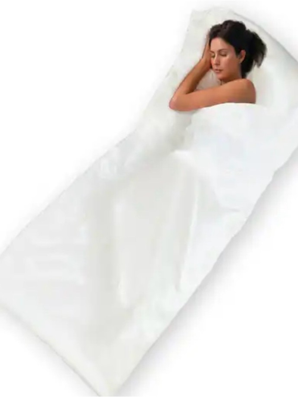 Premium White Sleep Liner sleep sack- Lightweight for hotel or camping